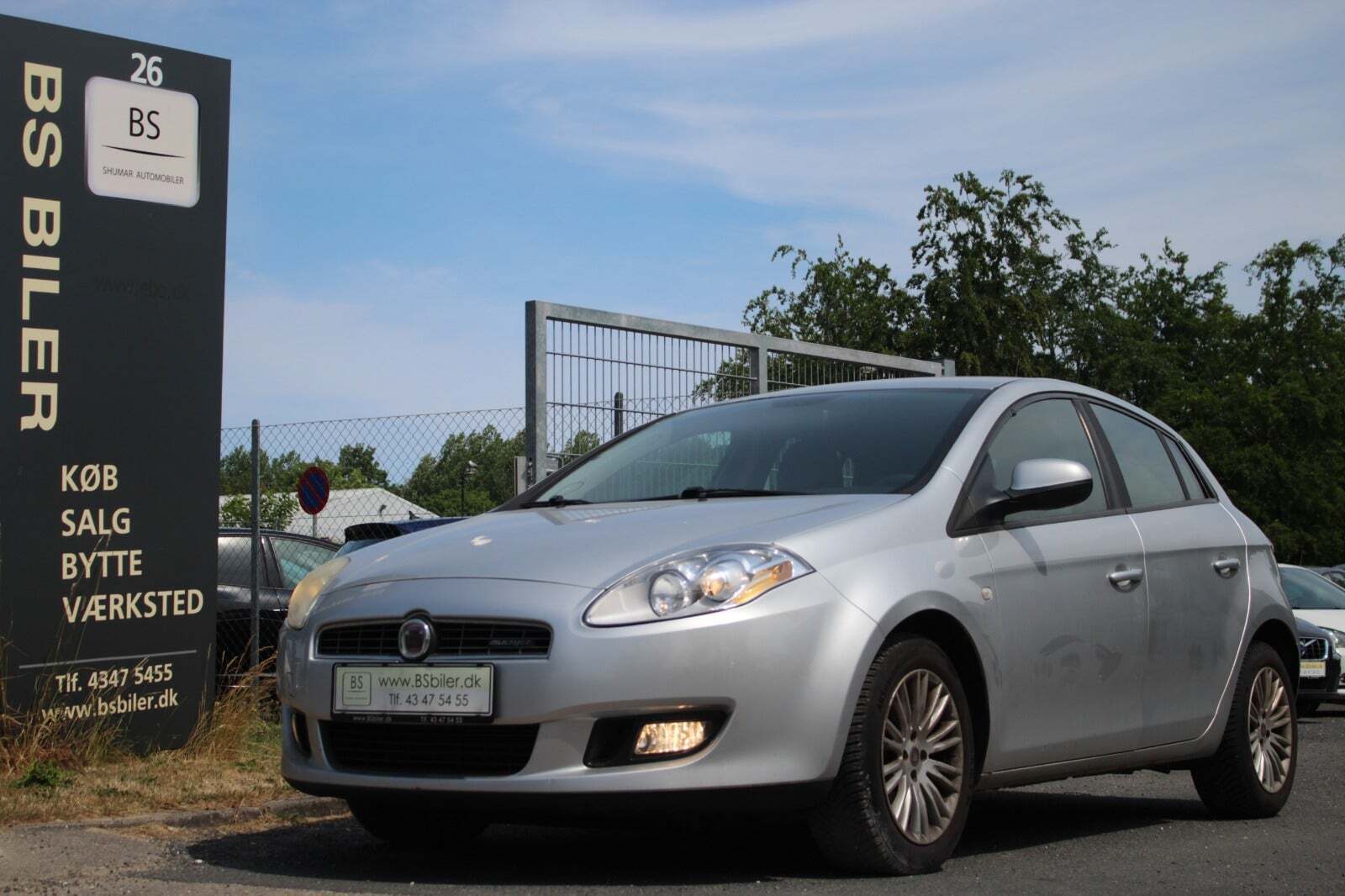 Grå Fiat Bravo fra 2008