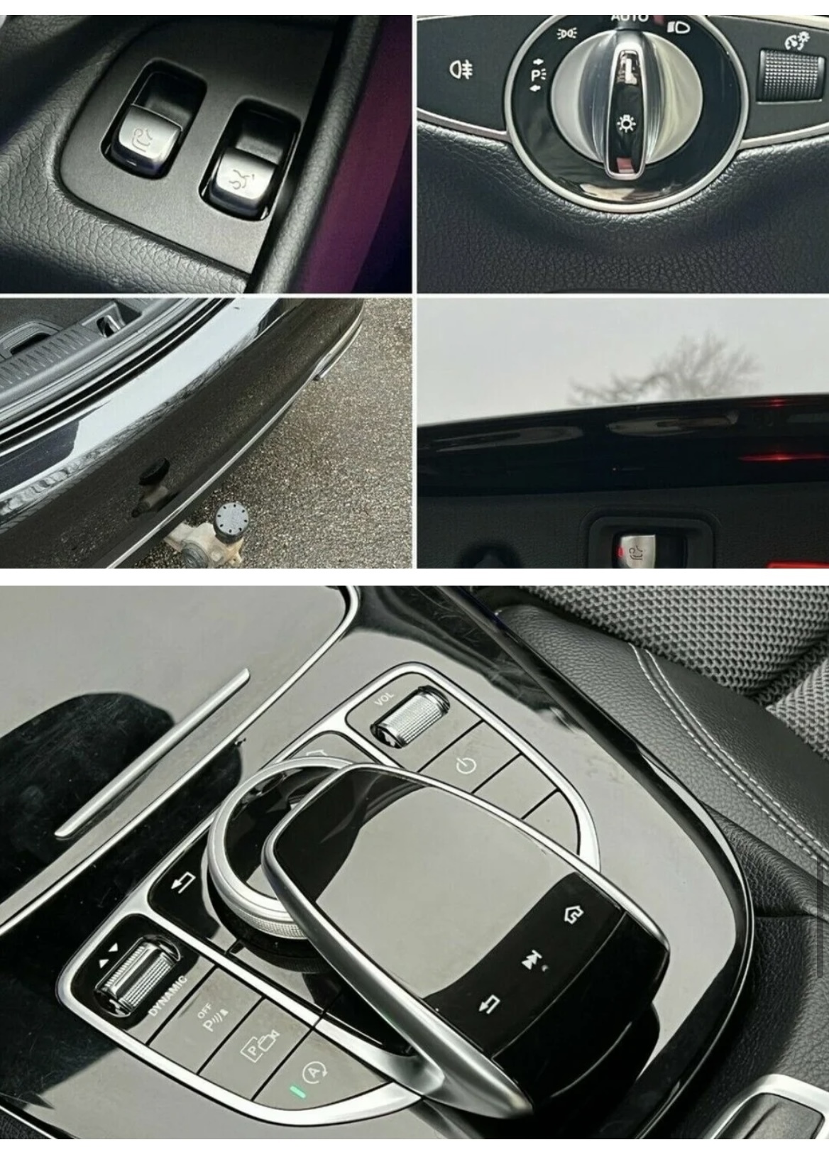 Sort Mercedes 220 E fra 2017
