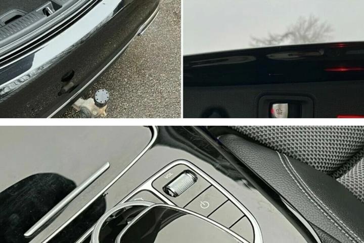 Sort Mercedes 220 E fra 2017