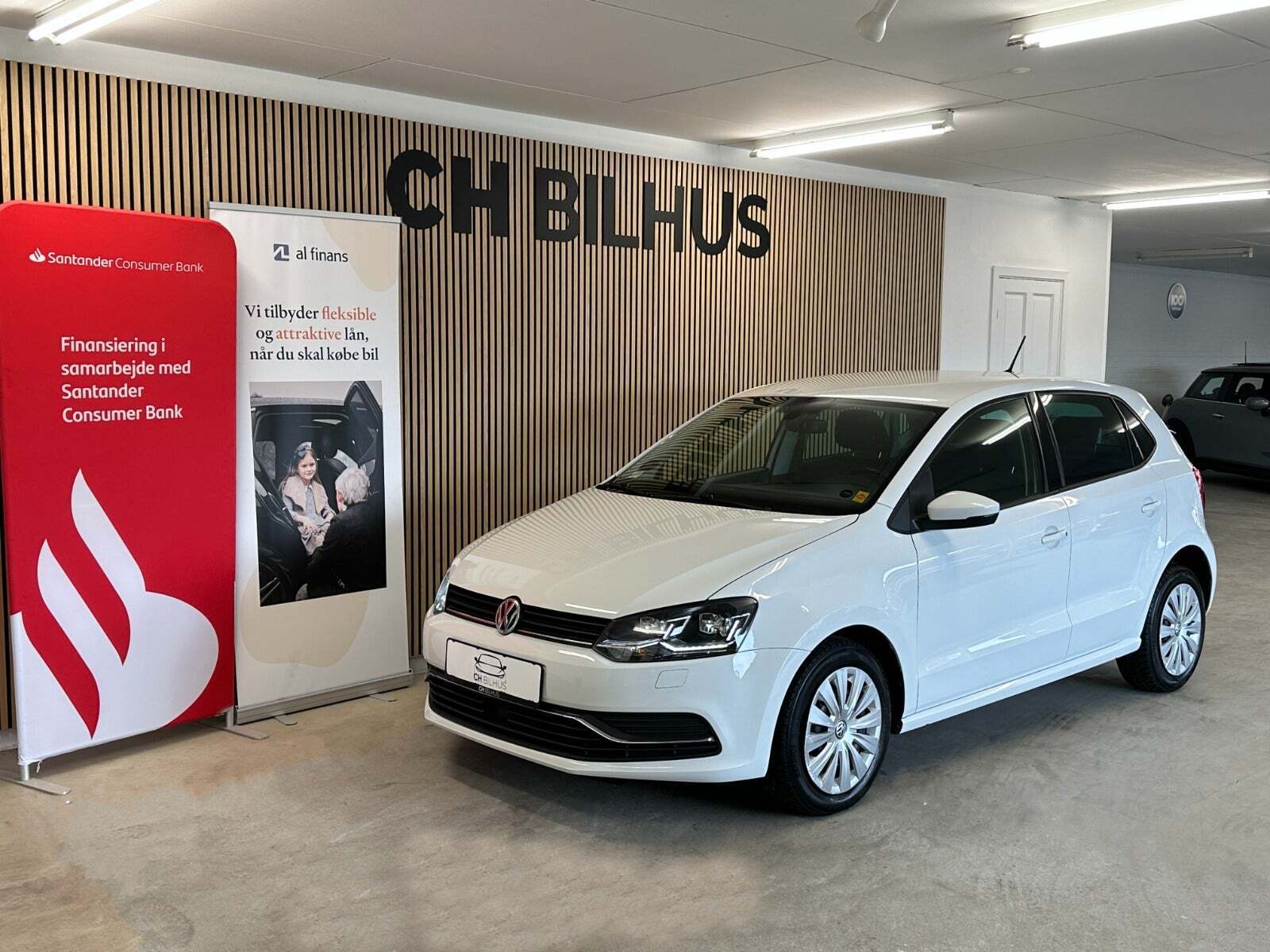 Hvid VW Polo fra 2017