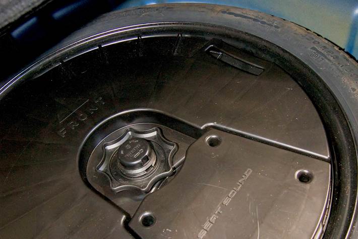 Blå Seat Leon fra 2017