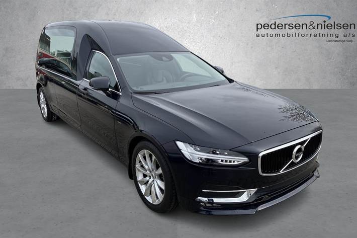 Blå Volvo V90 fra 2018