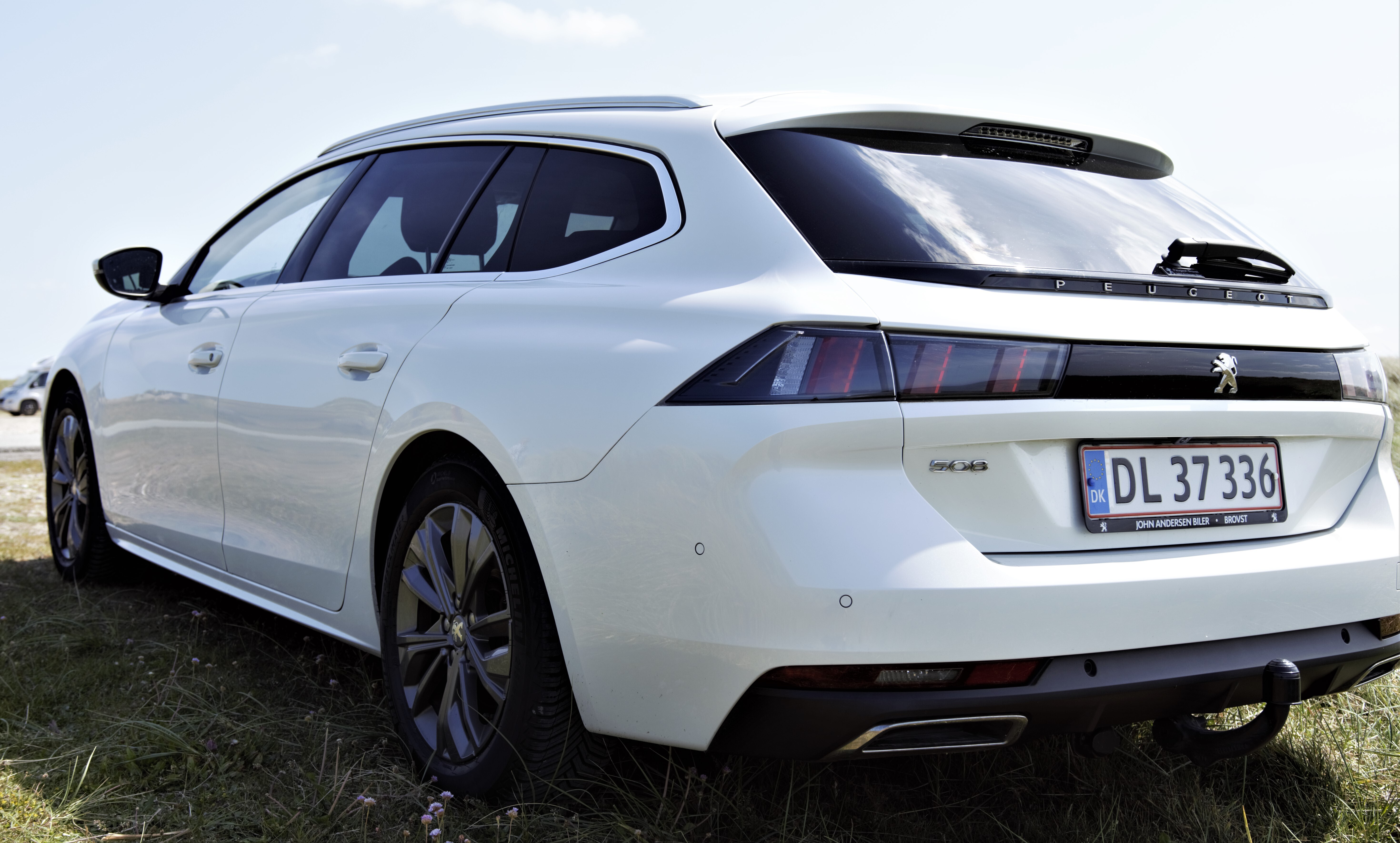 Hvid Peugeot 508 fra 2020