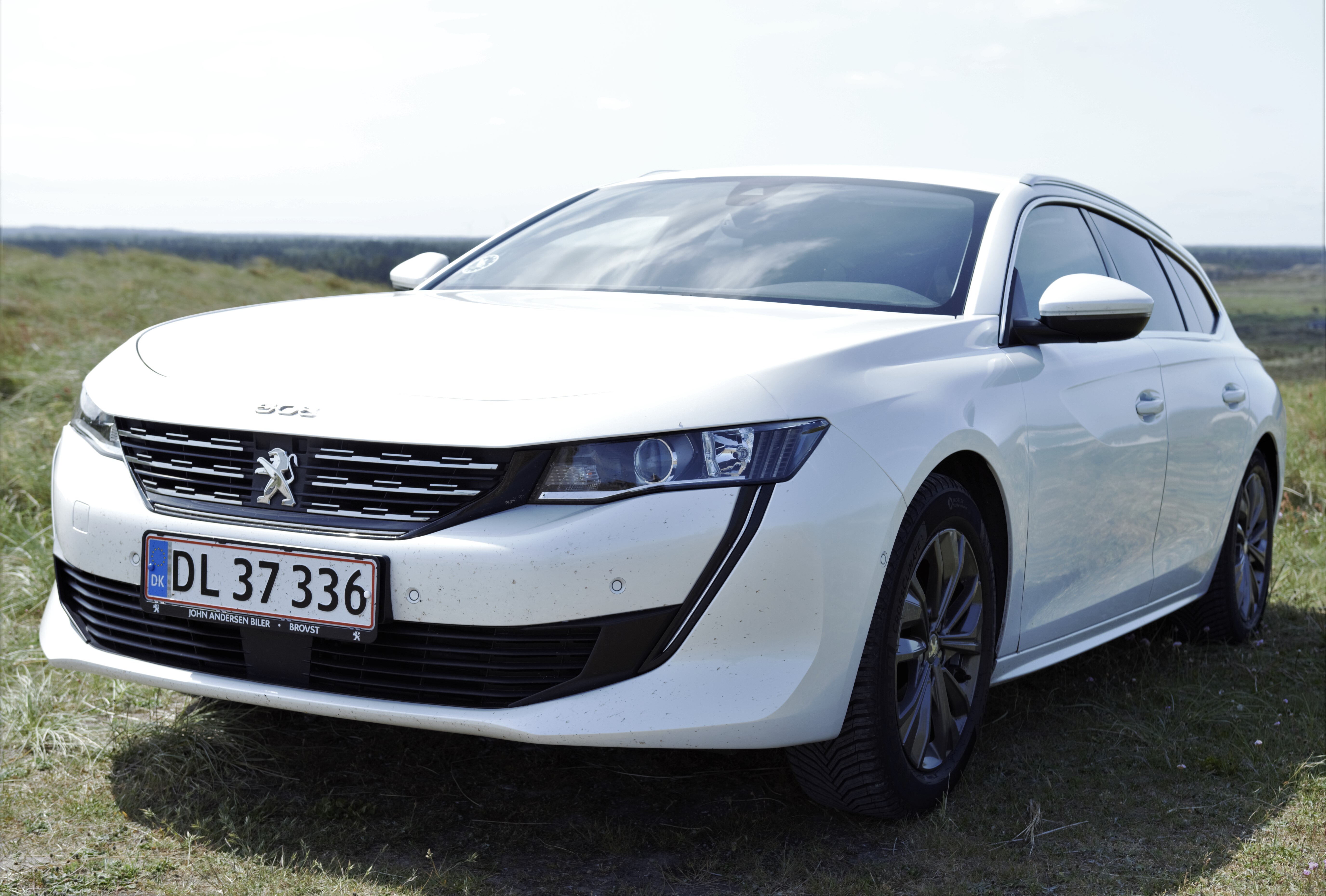 Hvid Peugeot 508 fra 2020