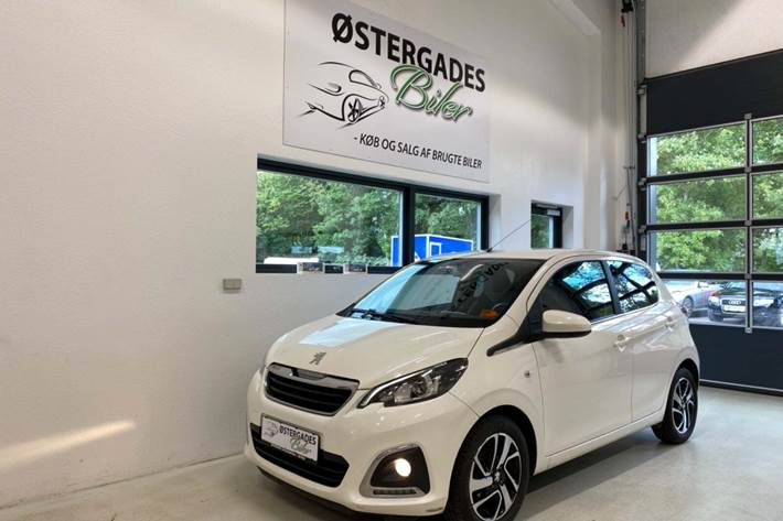 Hvid Peugeot 108 fra 2016