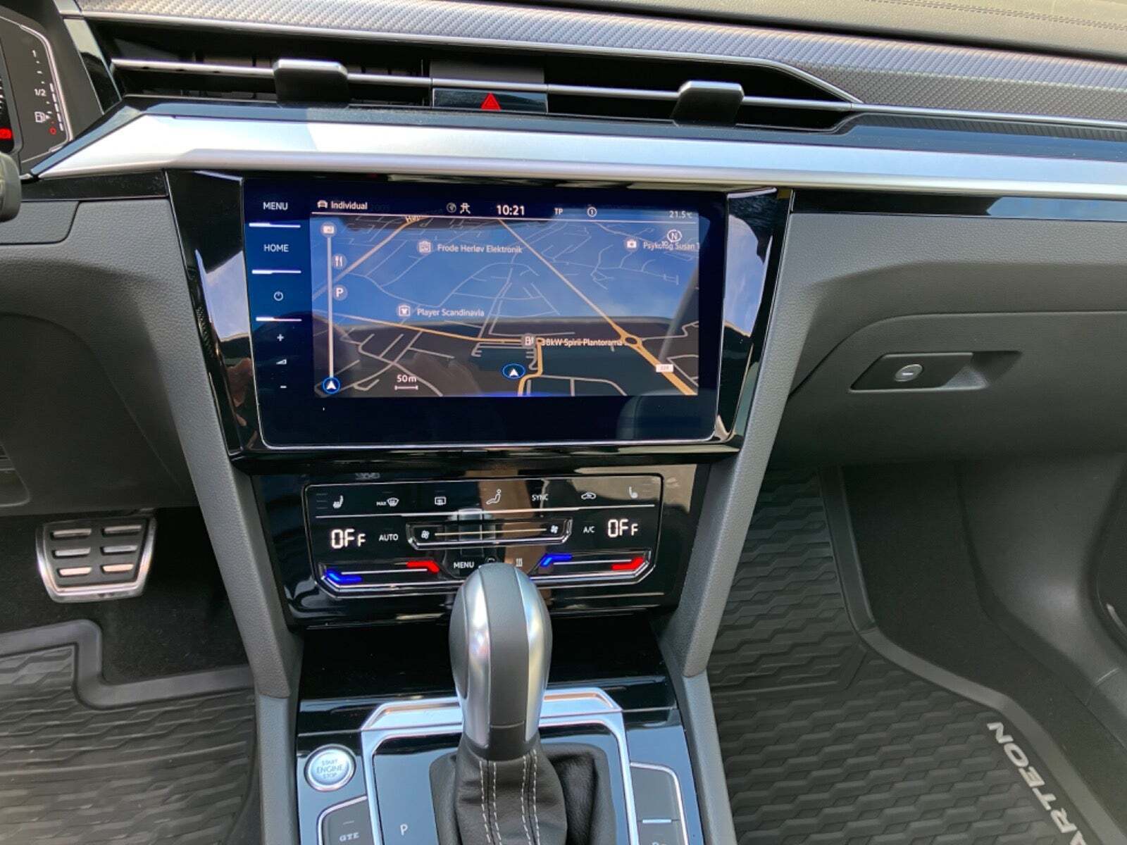 Blå VW Arteon fra 2021