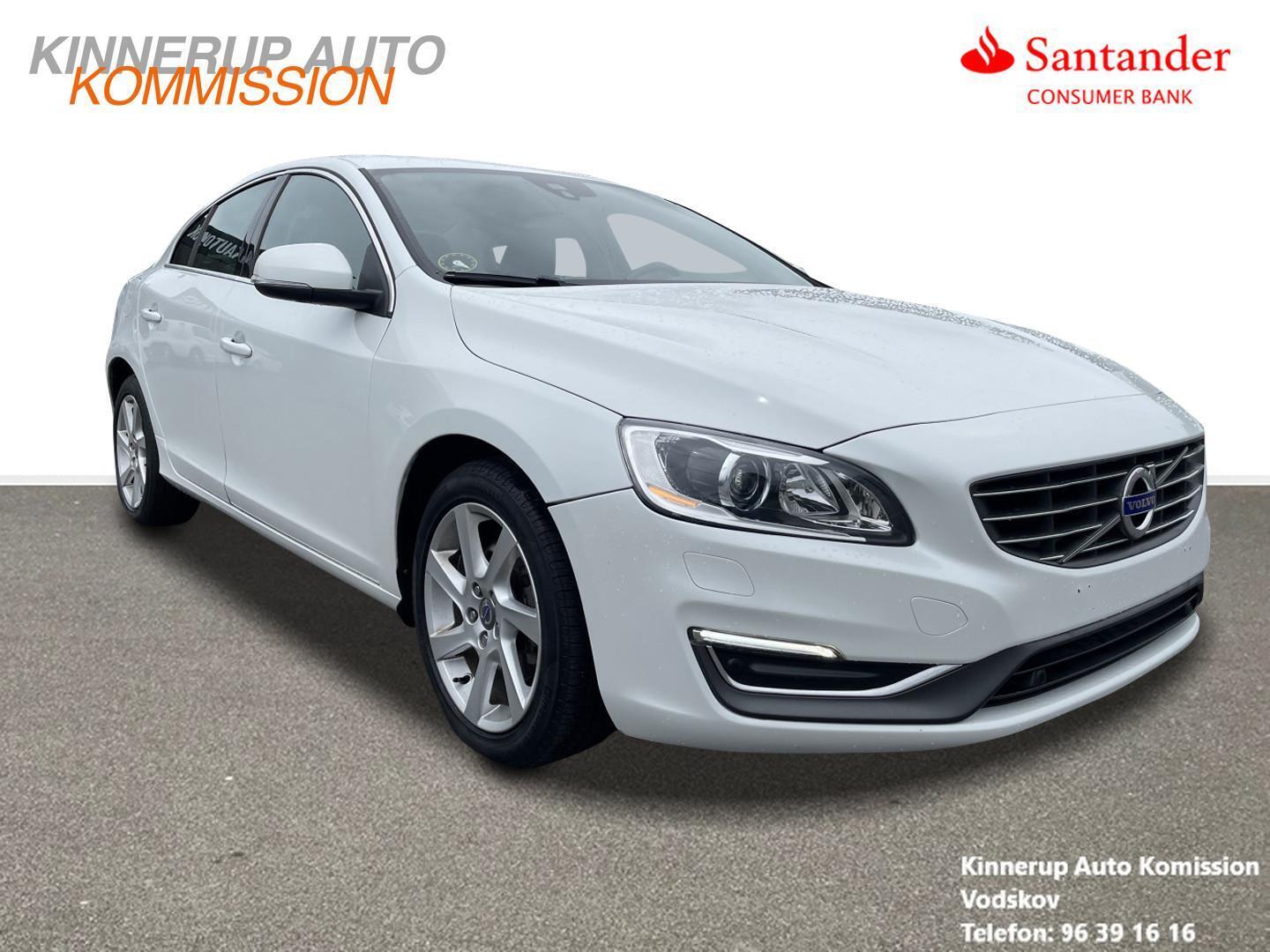 Hvid Volvo S60 fra 2014
