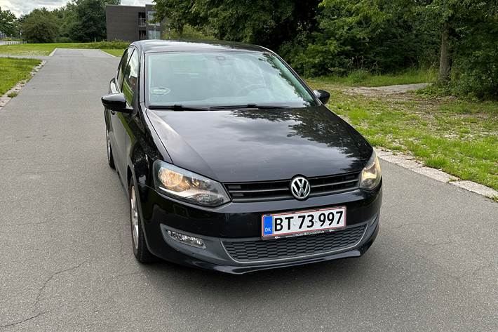 Sort VW Polo fra 2010