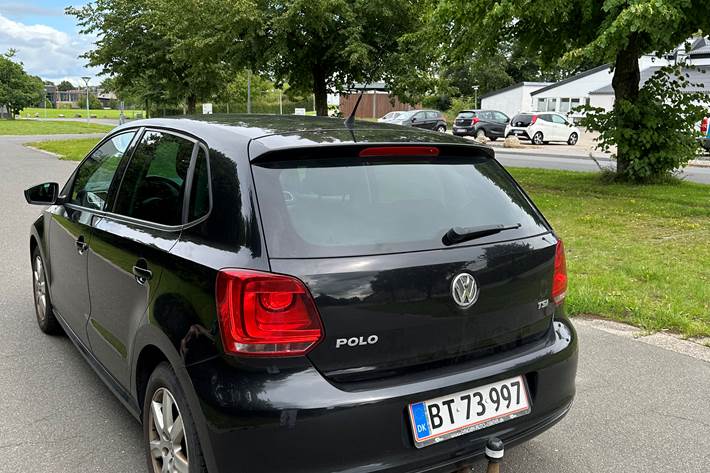 Sort VW Polo fra 2010