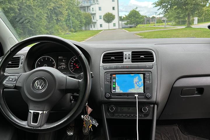Sort VW Polo fra 2010