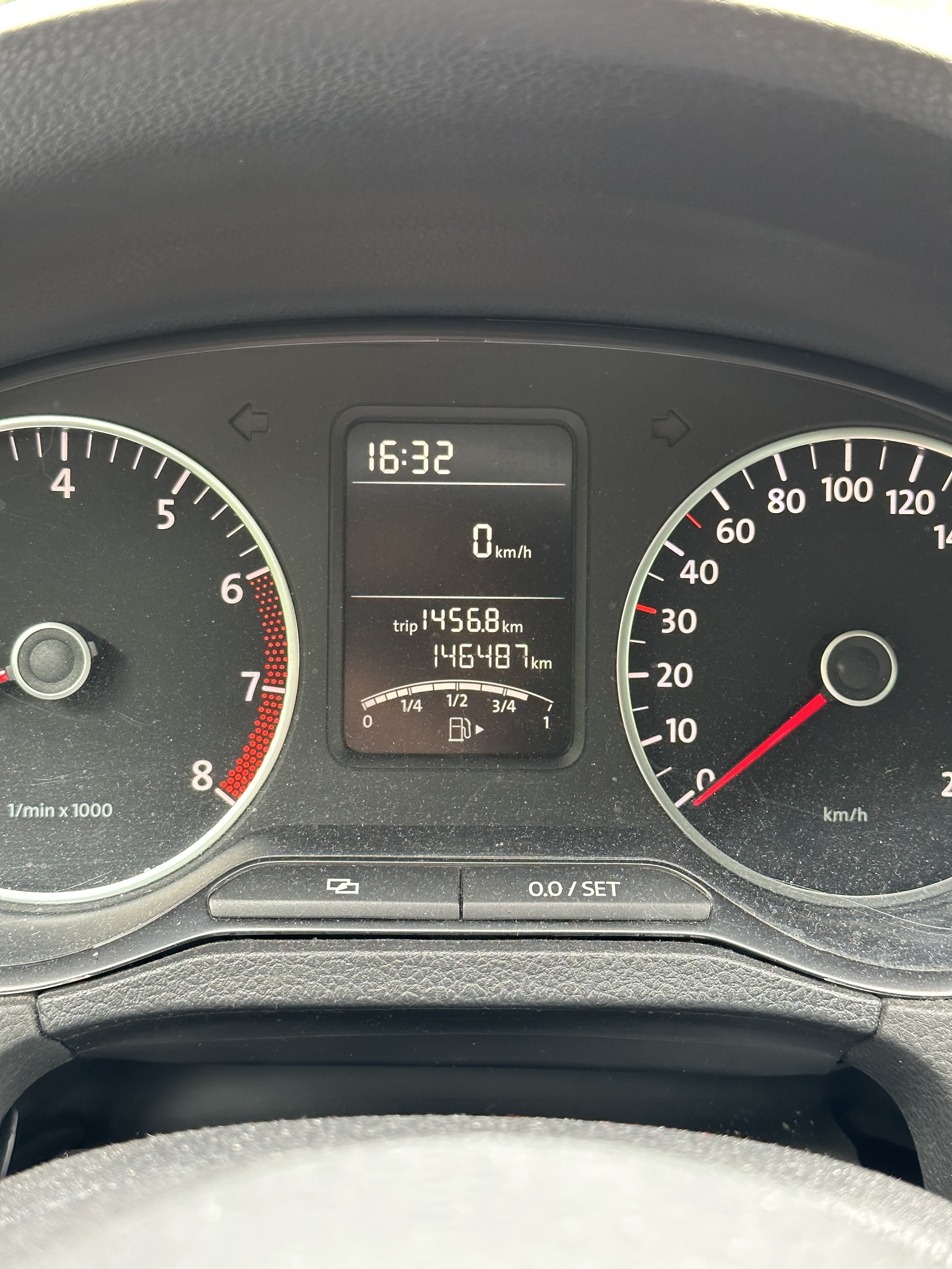 Sort VW Polo fra 2010