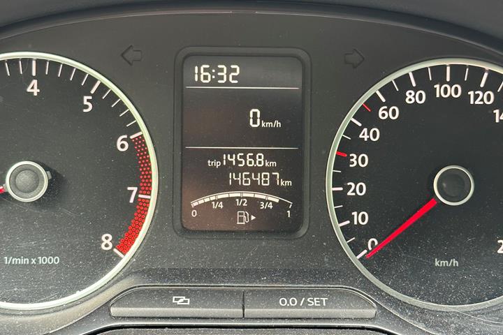 Sort VW Polo fra 2010