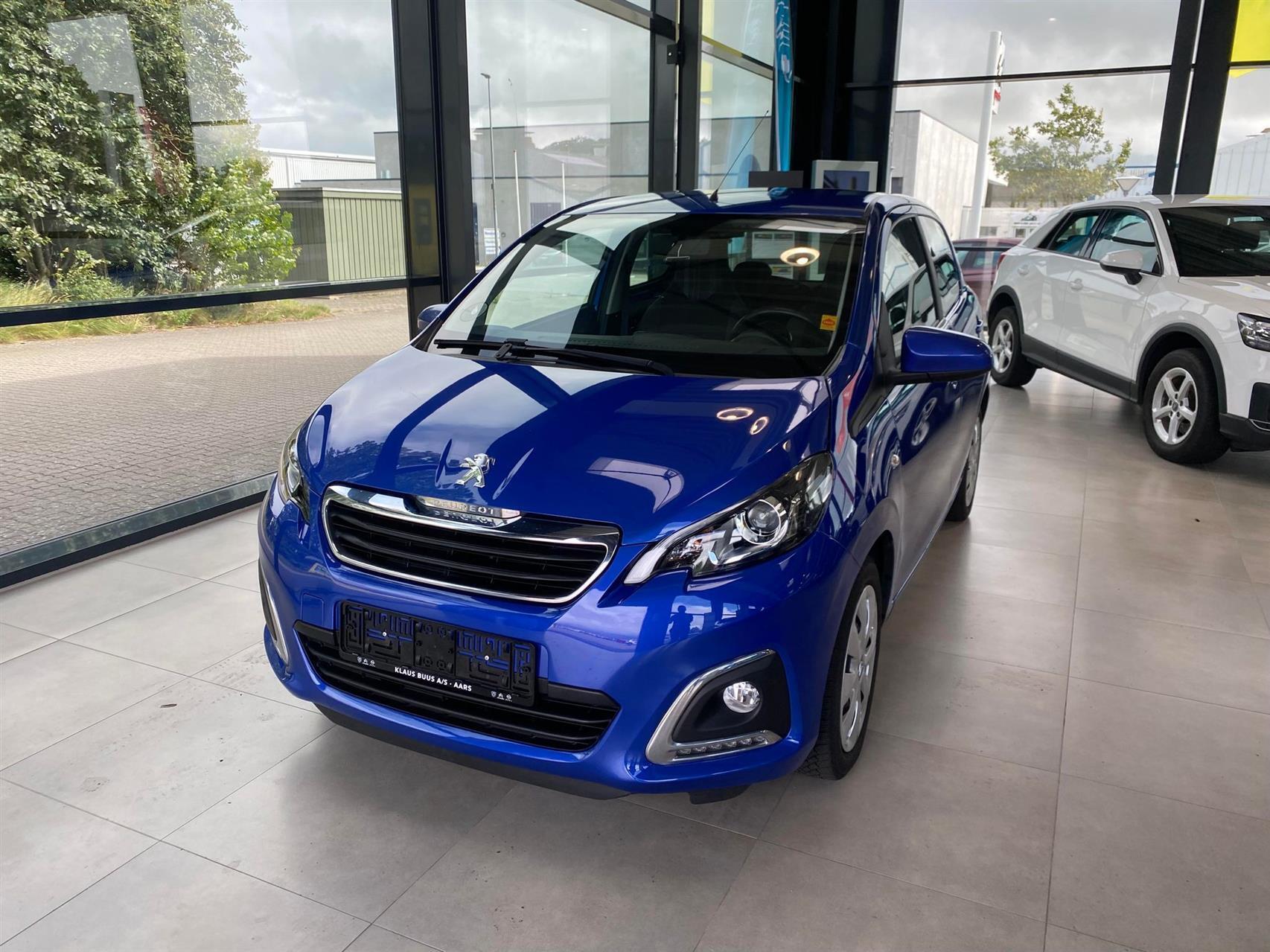 Blå Peugeot 108 fra 2019