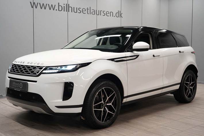 Hvid Land Rover Range Rover evoque fra 2020