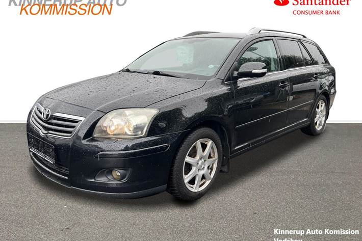 Sort Toyota Avensis fra 2008