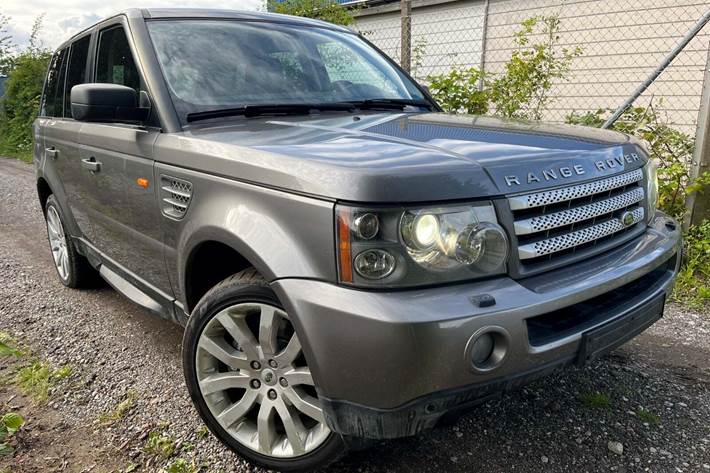 Gul Land Rover Range Rover sport fra 2008