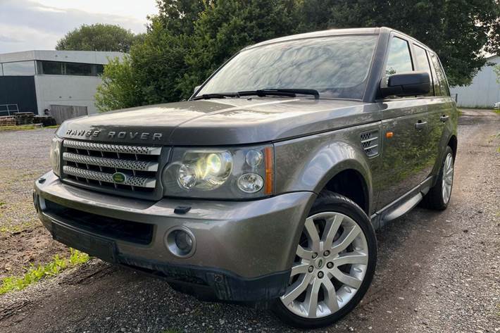 Gul Land Rover Range Rover sport fra 2008