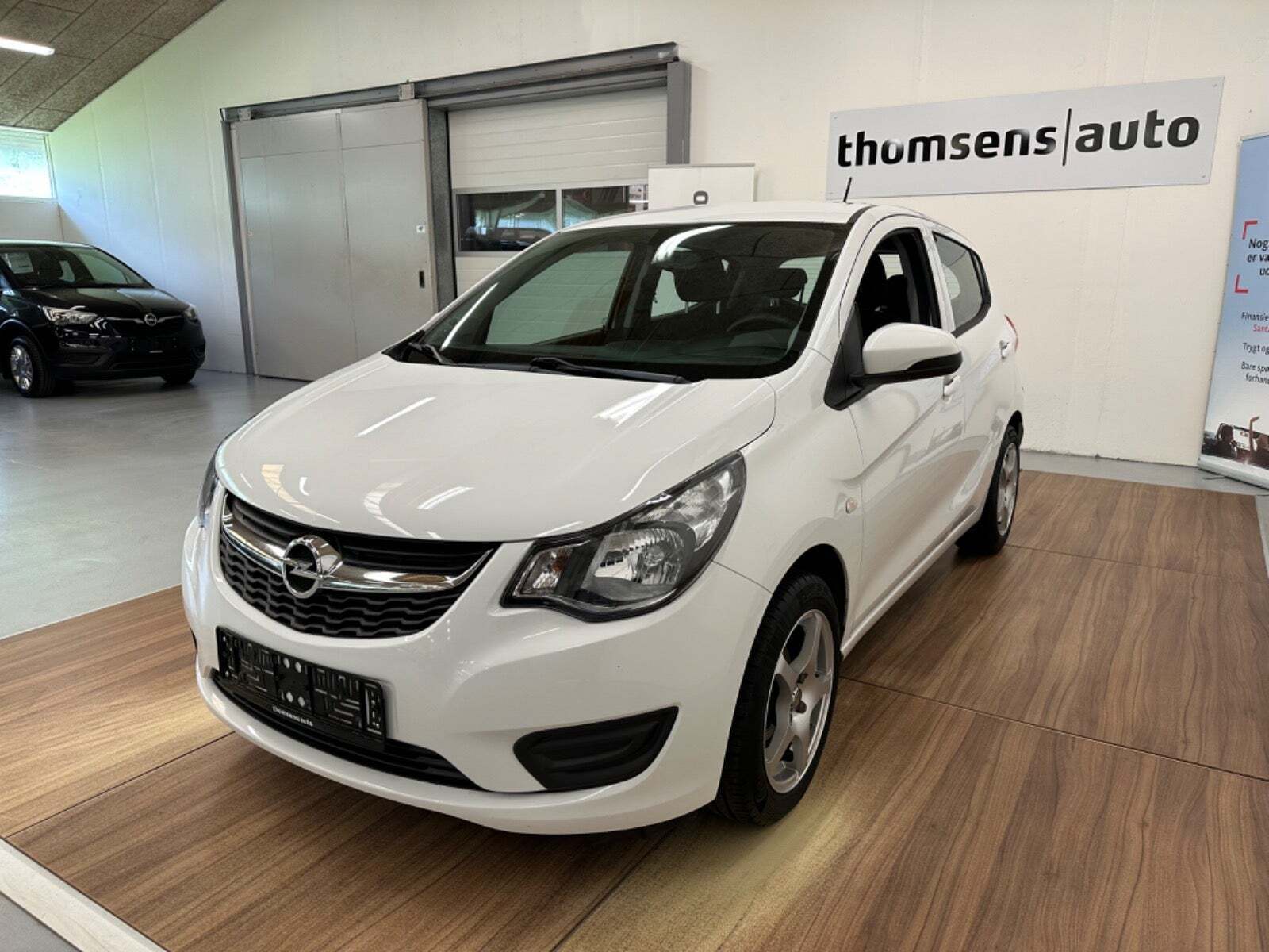 Hvid Opel Karl fra 2016