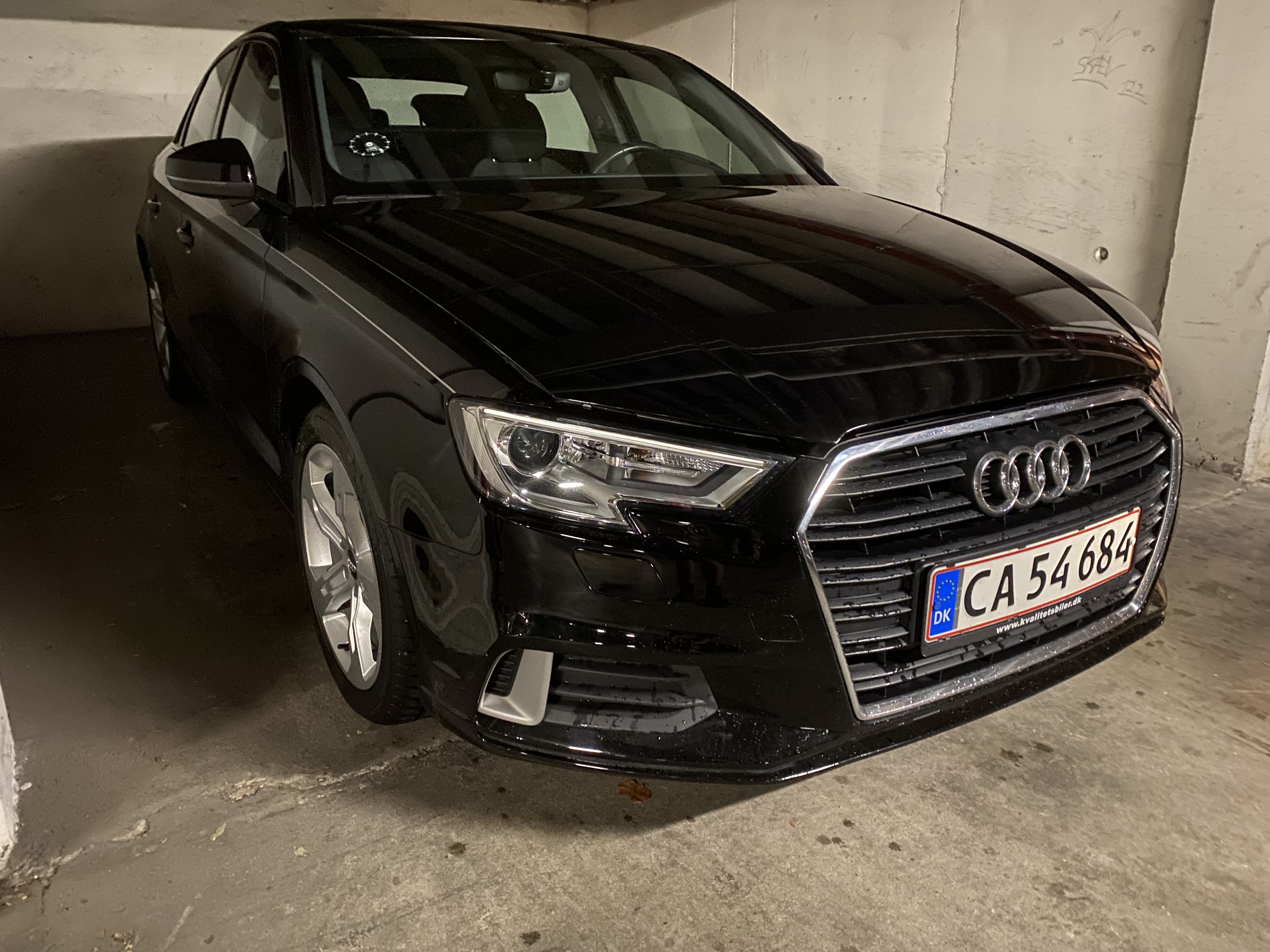 Sort Audi A3 fra 2016