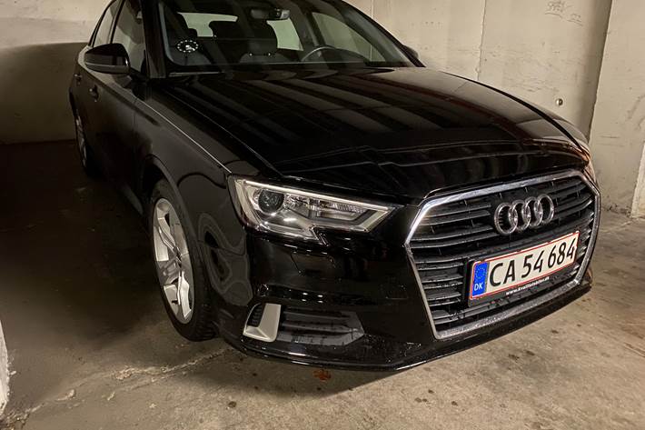 Sort Audi A3 fra 2016