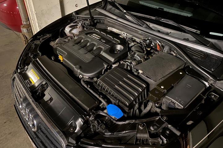 Sort Audi A3 fra 2016