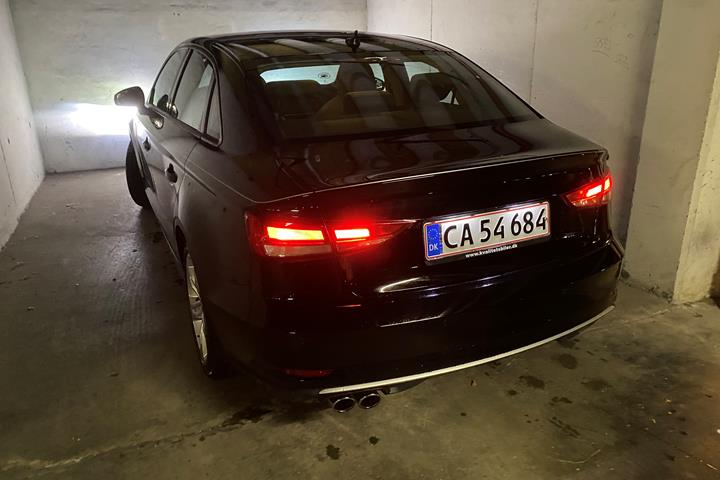 Sort Audi A3 fra 2016