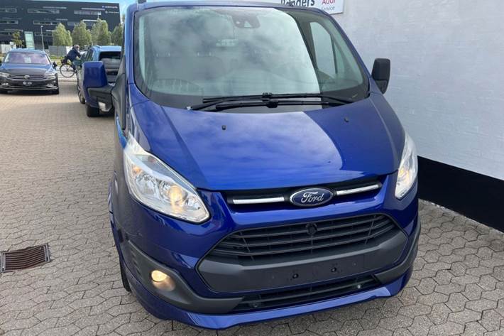 Blå Ford Transit Custom 290S fra 2015