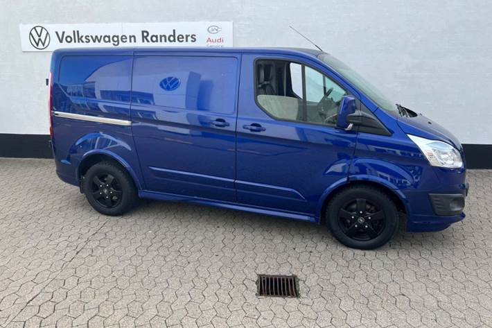 Blå Ford Transit Custom 290S fra 2015