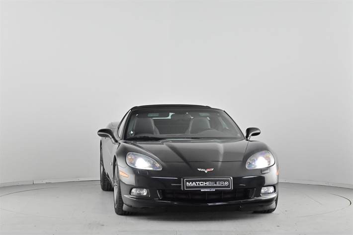 Sort Chevrolet Corvette fra 2011