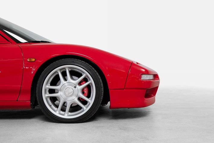 Rød Honda NSX fra 1991