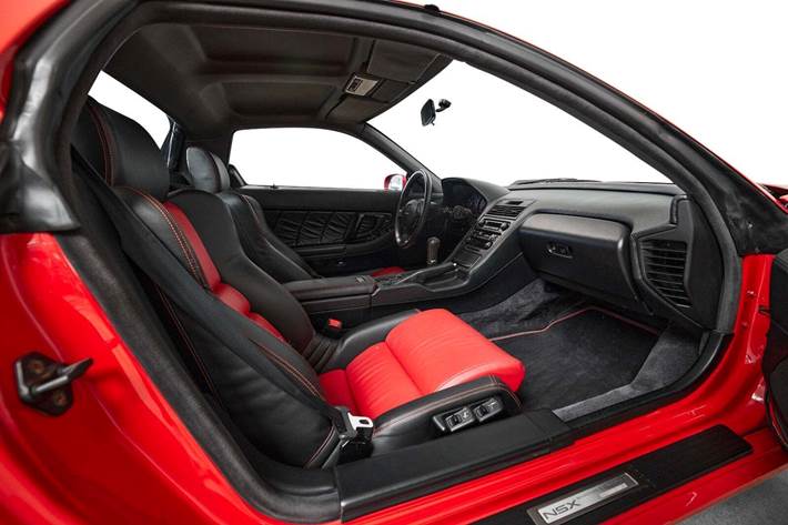 Rød Honda NSX fra 1991