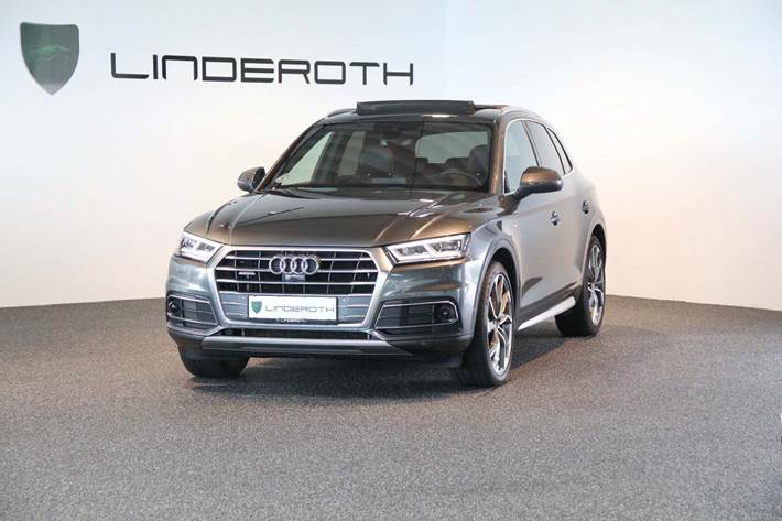 Grå Audi Q5 fra 2017