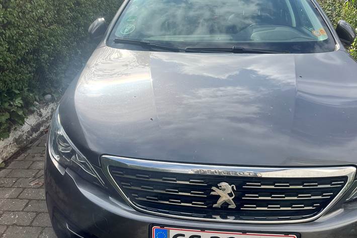 Grå Peugeot 308 fra 2019