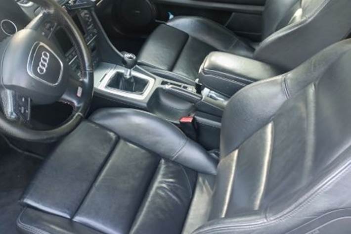 Sølv Audi A4 Cabriolet fra 2007