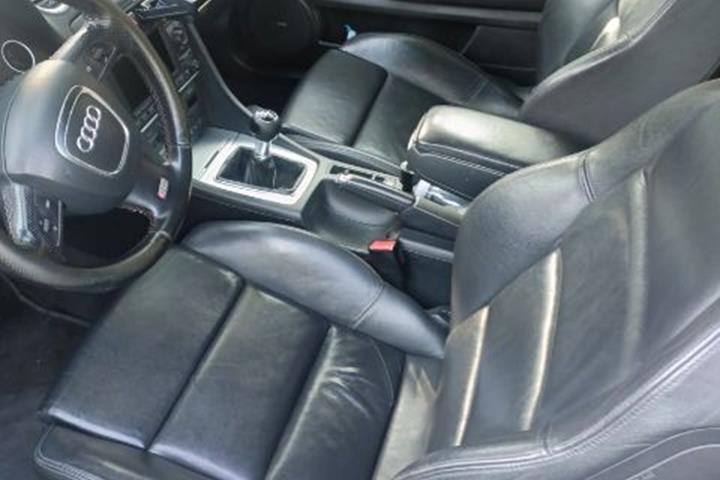 Sølv Audi A4 Cabriolet fra 2007