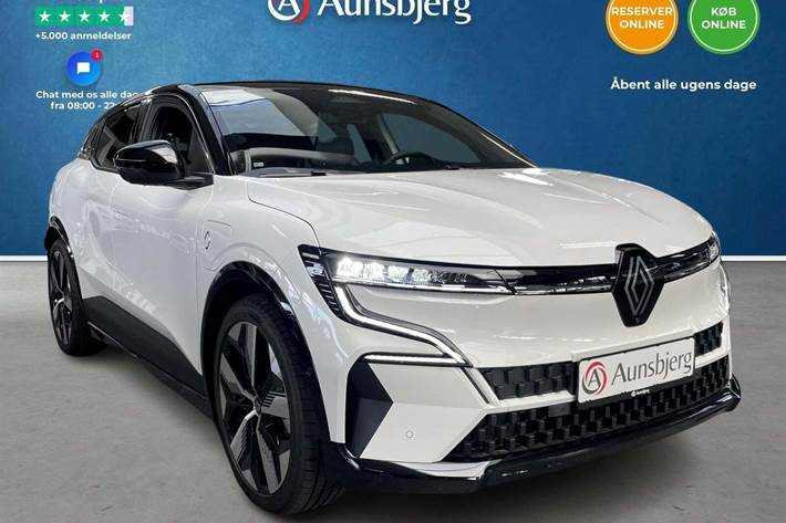 Grå Renault Megane E-Tech fra 2023