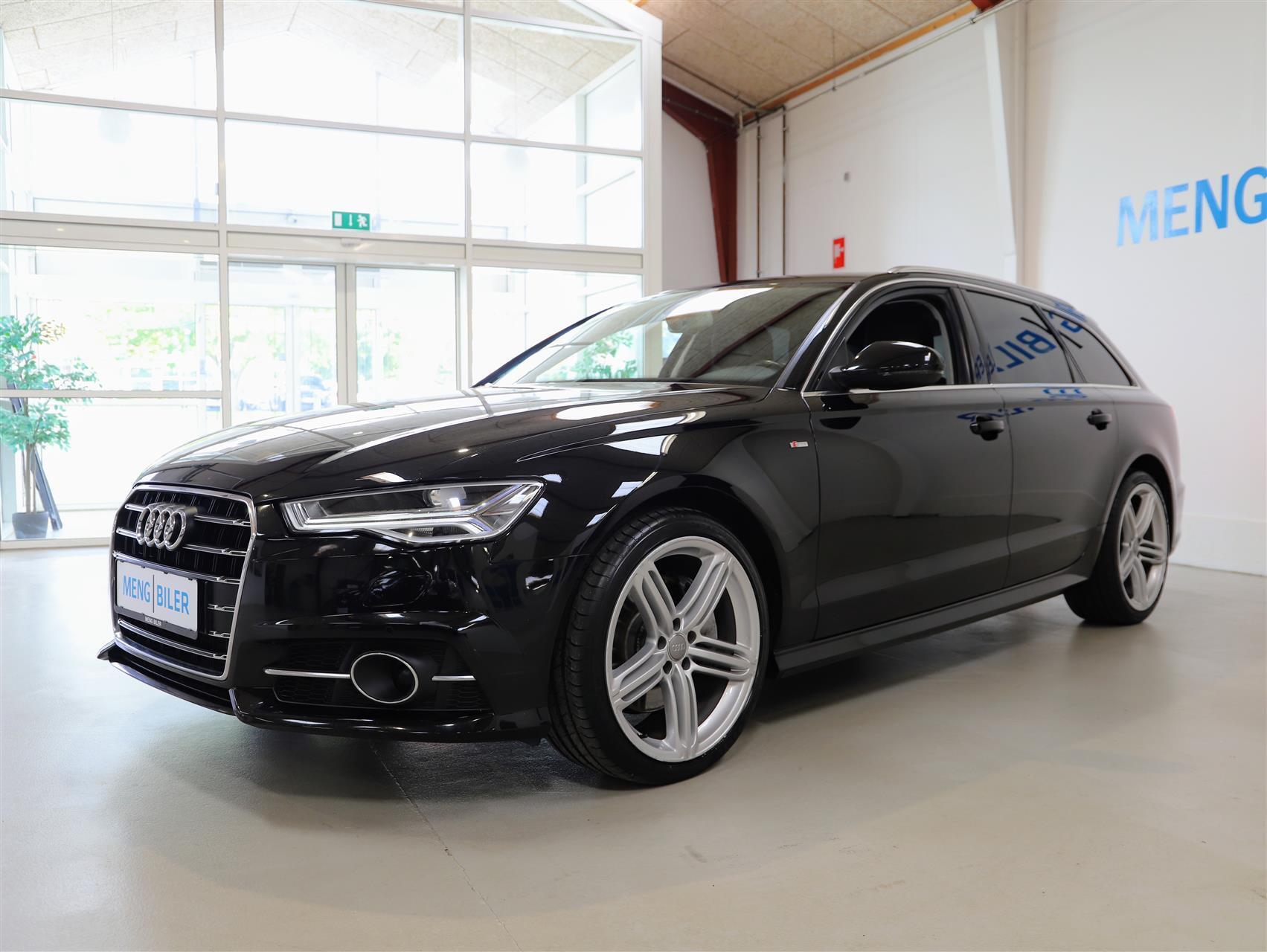 Sort Audi A6 fra 2017