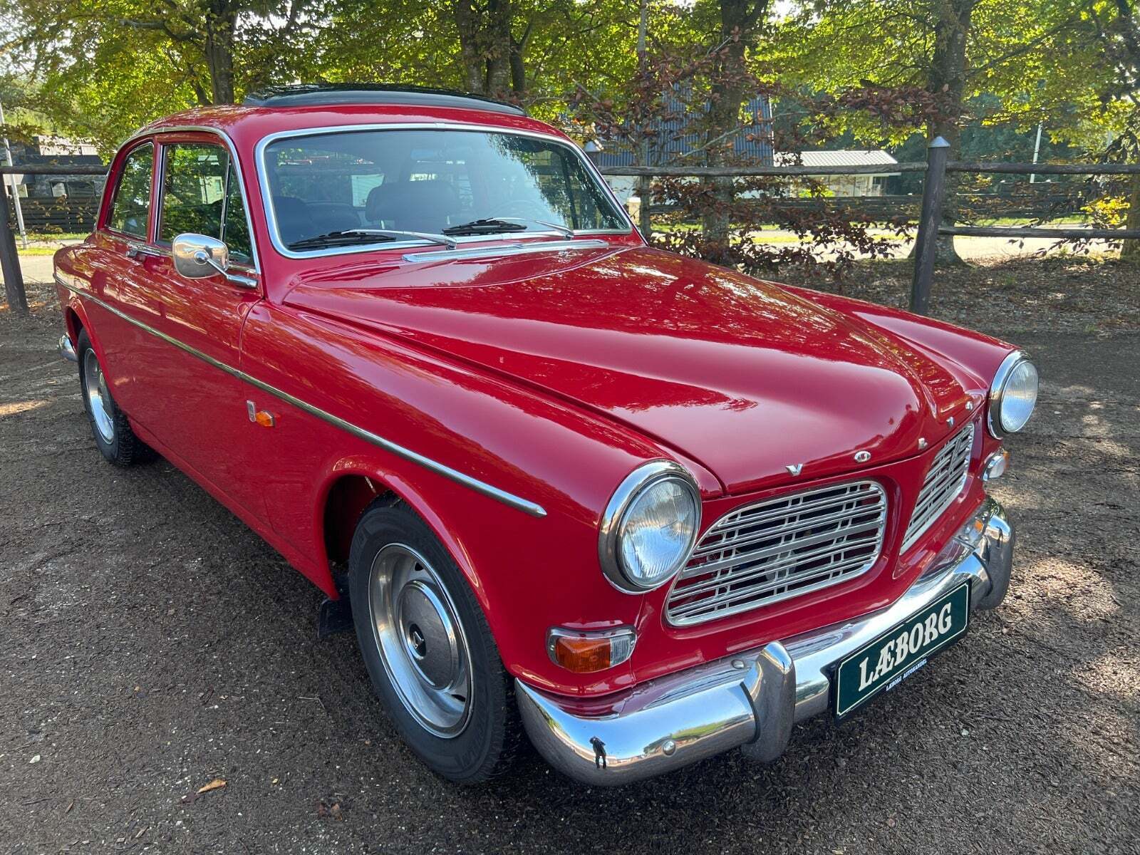 Rød Volvo 123 GT fra 1967
