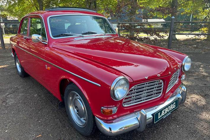 Rød Volvo 123 GT fra 1967