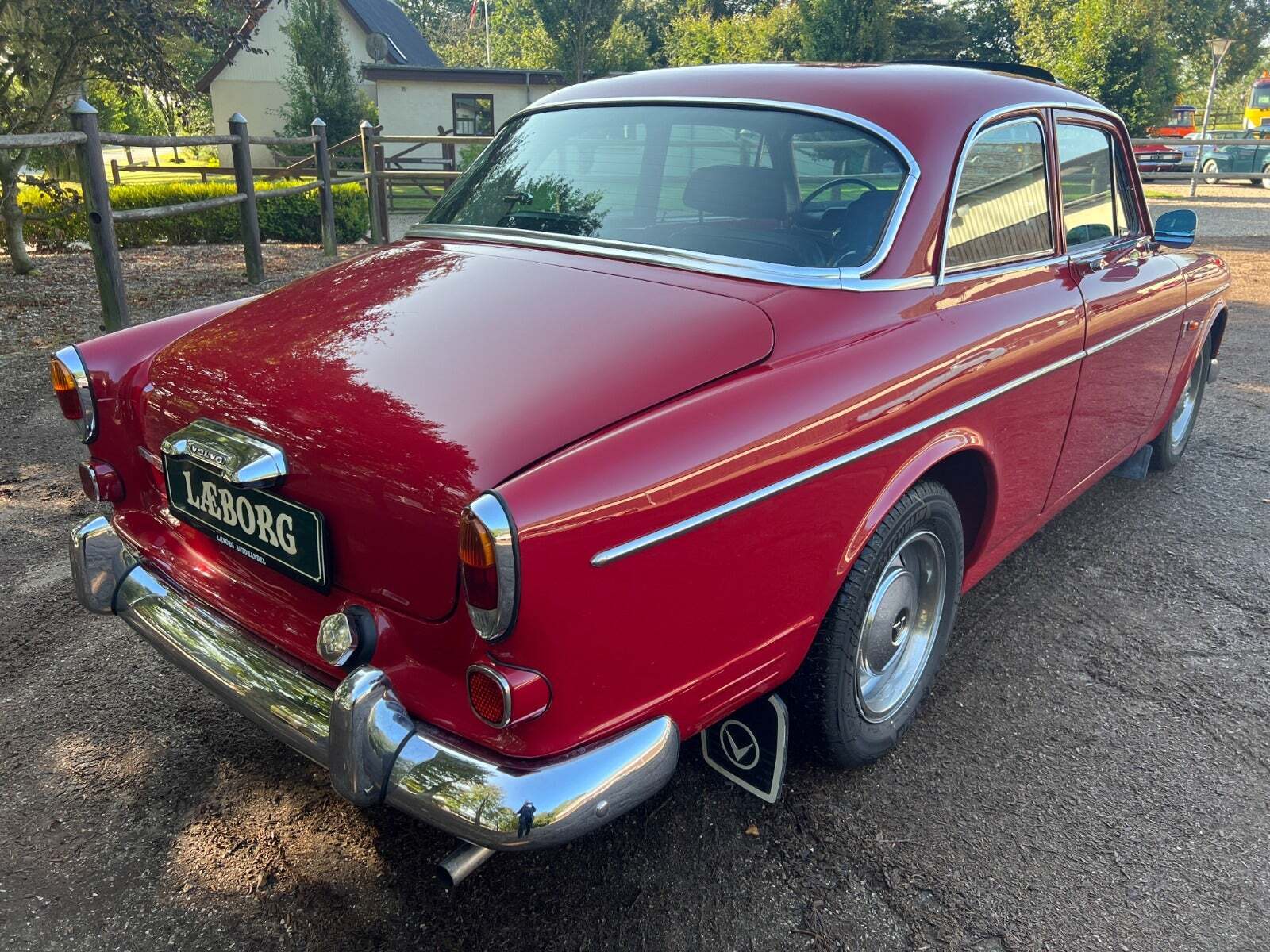 Rød Volvo 123 GT fra 1967