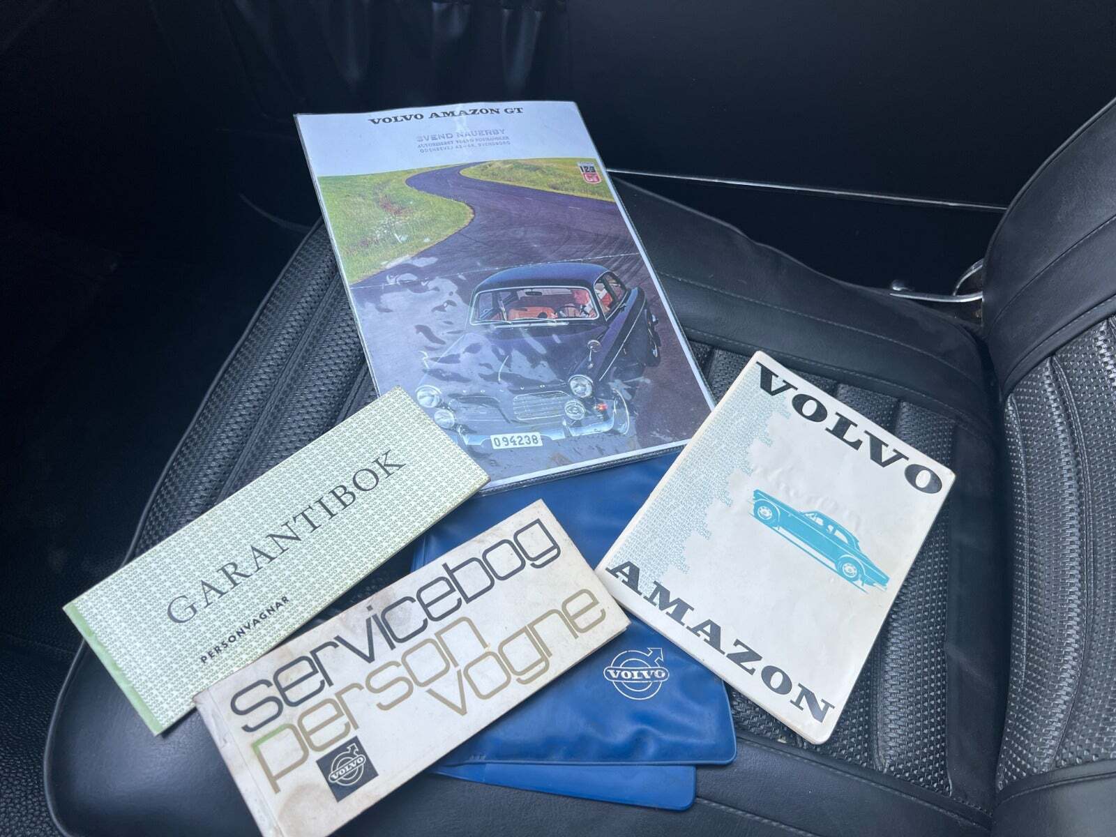 Rød Volvo 123 GT fra 1967