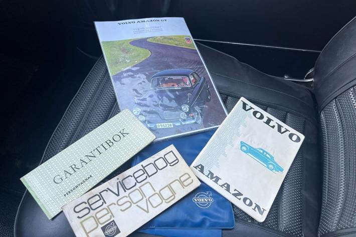 Rød Volvo 123 GT fra 1967