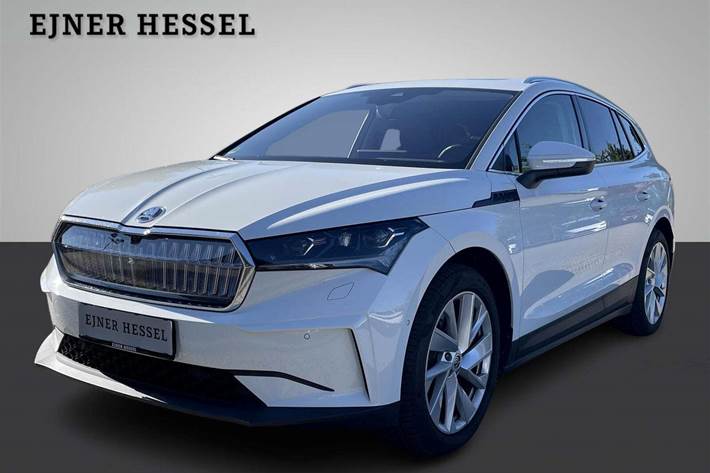 Grå Skoda Enyaq fra 2022