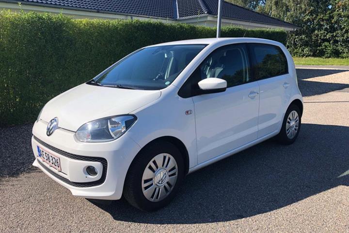 Hvid VW UP! fra 2013