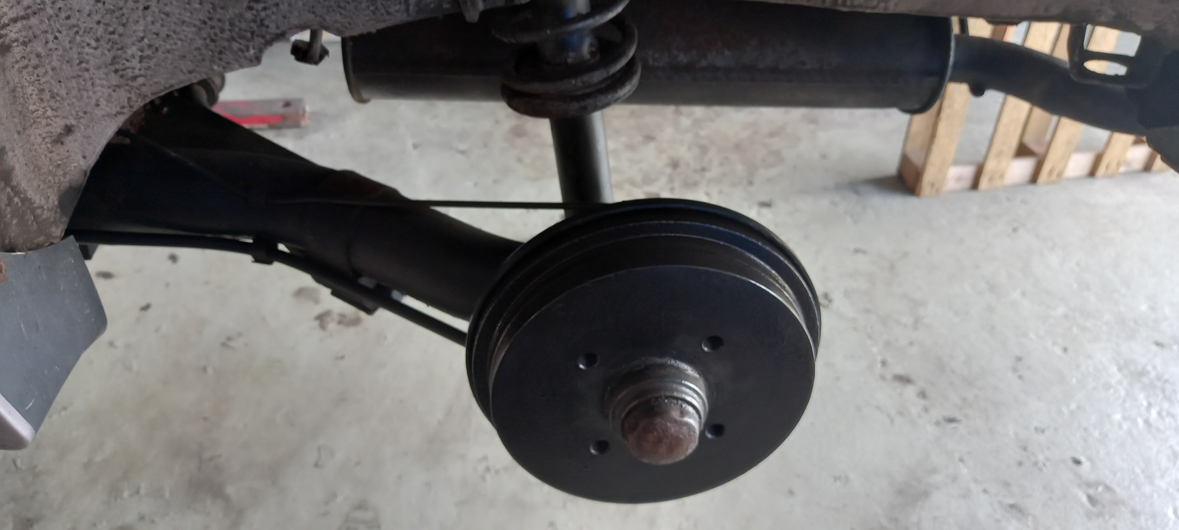 Sølv VW Golf Cabriolet fra 1992