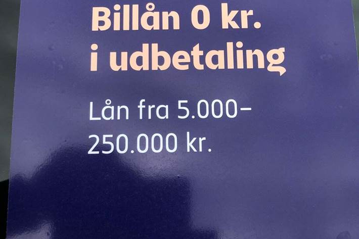 Grå Fiat 500L fra 2013