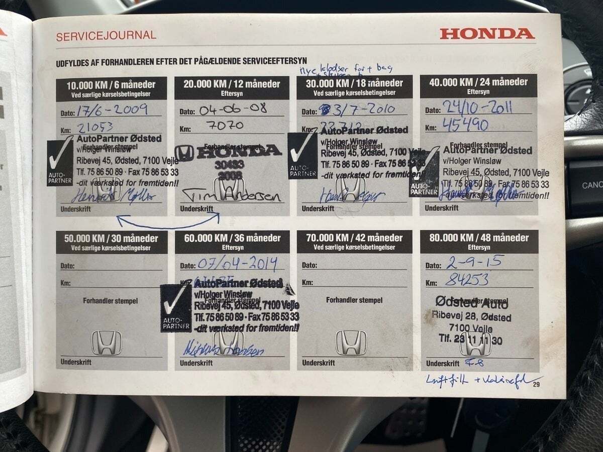 Grå Honda Civic fra 2007