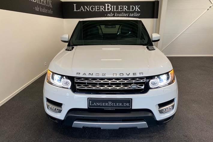 Hvid Land Rover Range Rover sport fra 2014