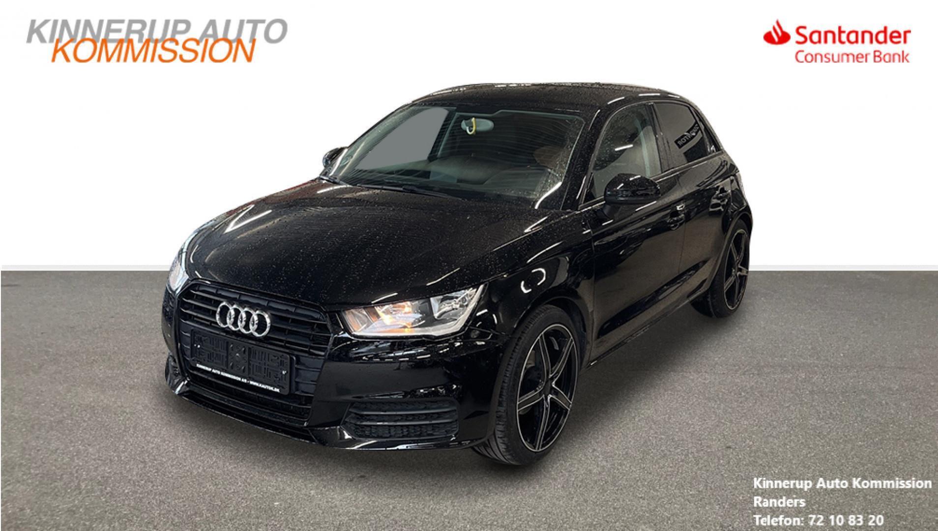Sort Audi A1 fra 2017