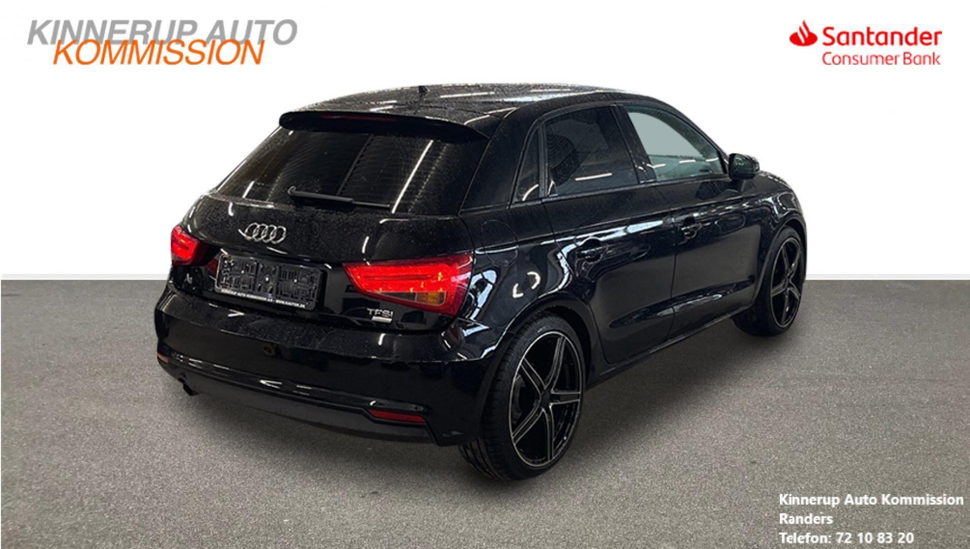 Sort Audi A1 fra 2017